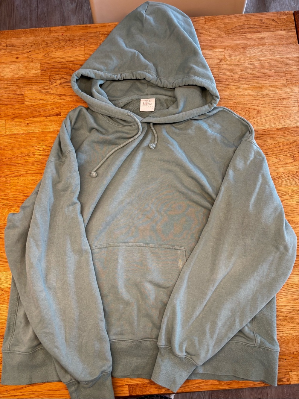 TNA women’s Sage Green Pullover Hoodie